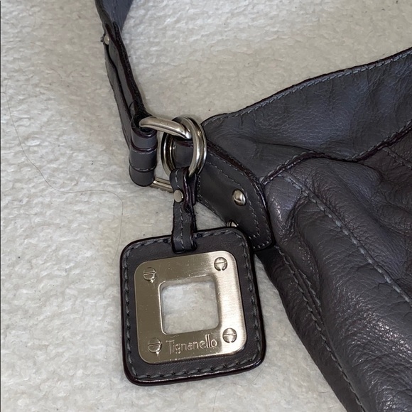 Gray leather Tiganello Purse - Picture 2 of 11